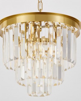 NOWOCZESNY ŻYRANDOL KRYSZTAŁOWY CZARNY CAPRIA D30