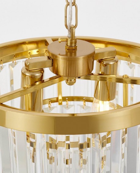 NOWOCZESNY ŻYRANDOL KRYSZTAŁOWY CZARNY CAPRIA D30