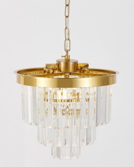 NOWOCZESNY ŻYRANDOL KRYSZTAŁOWY CZARNY CAPRIA D30