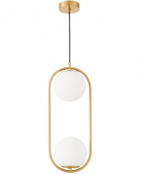 NOWOCZESNA LAMPA WISZĄCA SZCZOTKOWANE ZŁOTO VERO 2B