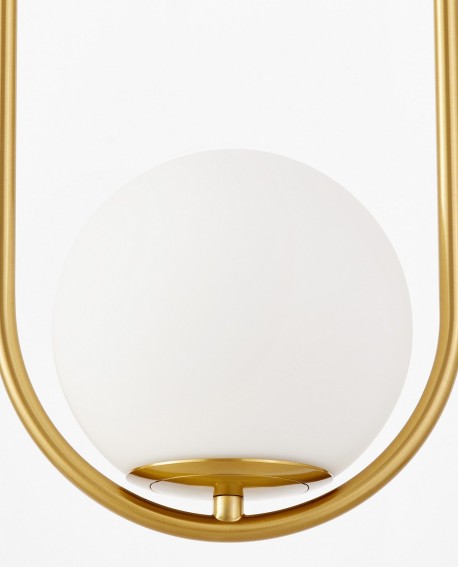 NOWOCZESNA LAMPA WISZĄCA SZCZOTKOWANE ZŁOTO VERO 2B