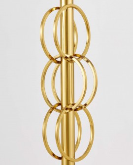 GLAMOUR LAMPA NOCNA Z MARMUREM BIAŁA AZZARIA