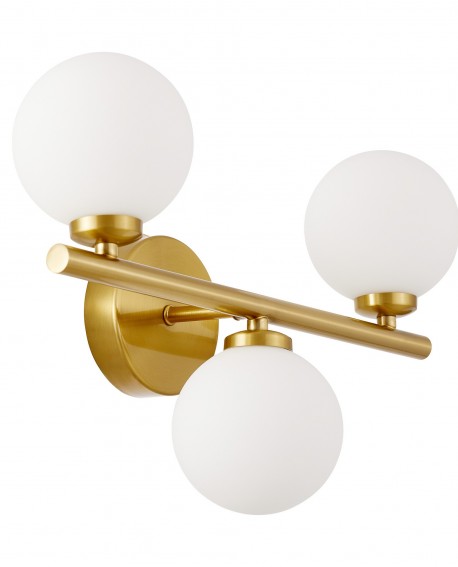 LAMPA ŚCIENNA KINKIET NOWOCZESNY MOSIĘŻNY MARSIADA W3