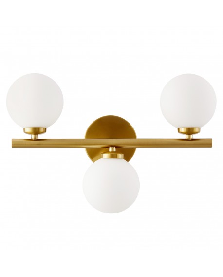 LAMPA ŚCIENNA KINKIET NOWOCZESNY MOSIĘŻNY MARSIADA W3