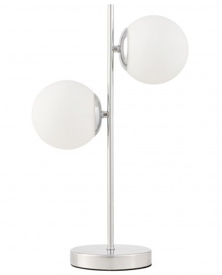 NOWOCZESNA LAMPA BIURKOWA CHROMOWANA TESO W2