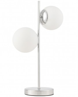 NOWOCZESNA LAMPA BIURKOWA CHROMOWANA TESO W2