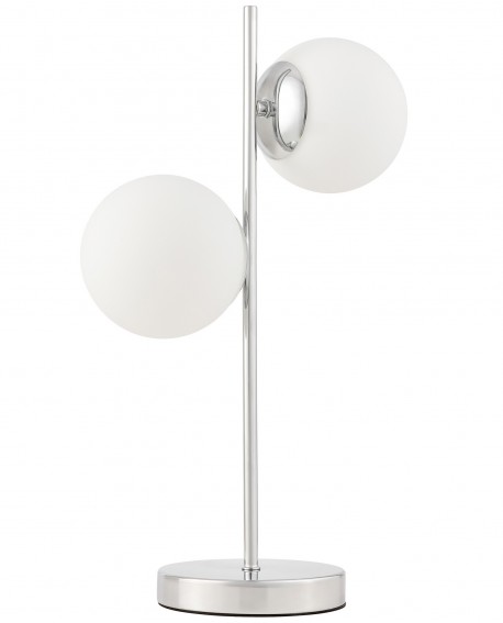 NOWOCZESNA LAMPA BIURKOWA CHROMOWANA TESO W2