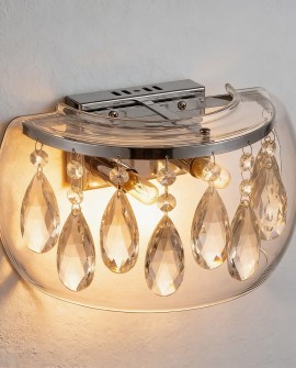 LAMPA ŚCIENNA KINKIET NOWOCZESNY TOSSO CLEAR W1