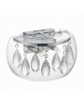 LAMPA ŚCIENNA KINKIET NOWOCZESNY TOSSO CLEAR W1