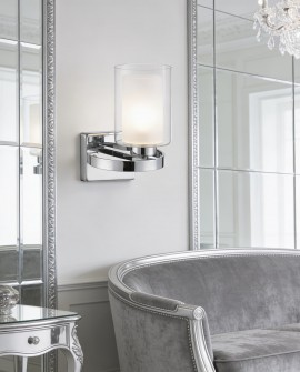 LAMPA ŚCIENNA KINKIET LOFT CHROMOWANY SANTINI W1