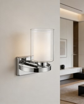 LAMPA ŚCIENNA KINKIET LOFT CHROMOWANY SANTINI W1