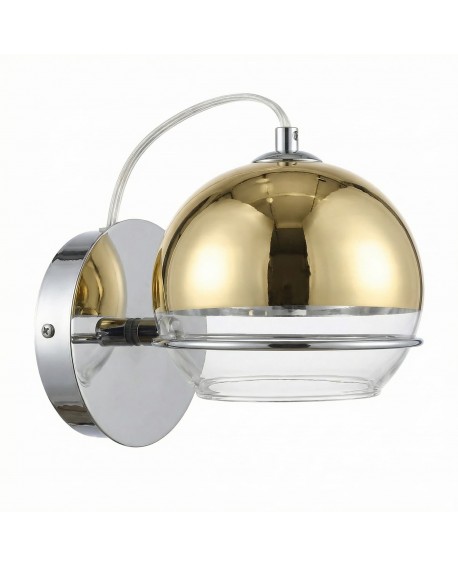 LAMPA ŚCIENNA KINKIET NOWOCZESNY ZŁOTY VERONI