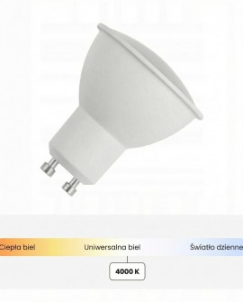 ŻARÓWKA LED GU10 MOC 7W 4000K