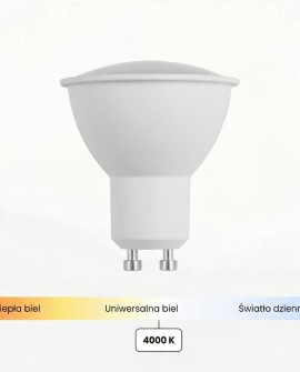 ŻARÓWKA LED GU10 MOC 4W 4000K