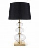 LAMPA NOCNA CZARNO-ZŁOTA BRISTON
