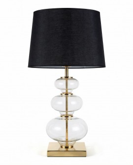 LAMPA NOCNA CZARNO-ZŁOTA BRISTON