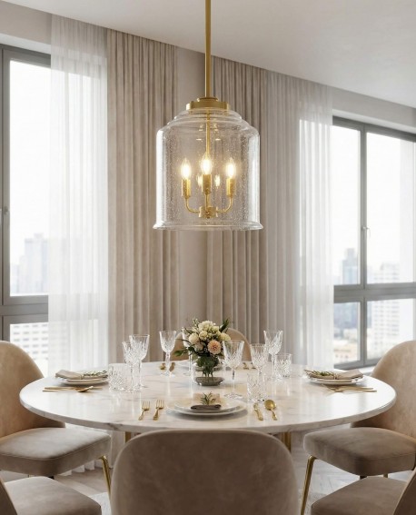 NOWOCZESNA LAMPA WISZĄCA MOSIĘŻNA RALTON W3