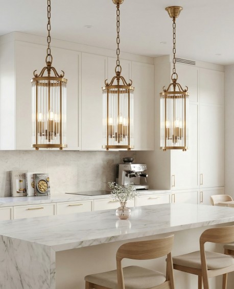 LAMPA WISZĄCA LOFT MOSIĘŻNA BOSTON W3