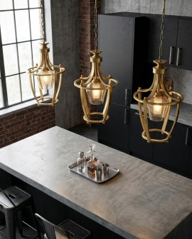 LAMPA WISZĄCA LOFT MOSIĘŻNA BROOKLYN W1