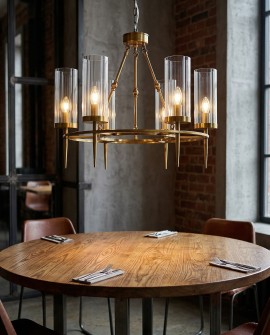 LAMPA WISZĄCA NOWOCZESNA MOSIĘŻNA MORATTI W6