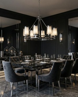 NOWOCZESNA LAMPA WISZĄCA CHROMOWANA MARIETTA W8