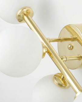 LAMPA ŚCIENNA KINKIET NOWOCZESNY KLASYCZNY ZŁOTY MARSIADA W5