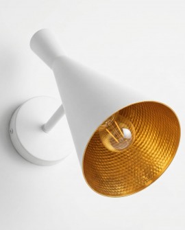 LAMPA ŚCIENNA KINKIET LOFTOWY BIAŁY FOGGI W1