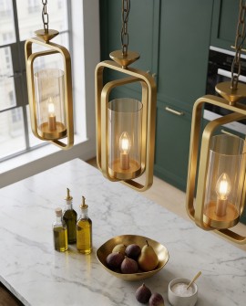 LAMPA WISZĄCA LOFT MOSIĘŻNA BENTON W1