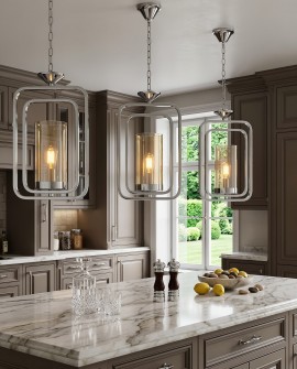 LAMPA WISZĄCA LOFT MOSIĘŻNA BENTON W1