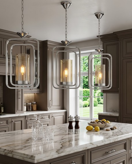 LAMPA WISZĄCA LOFT MOSIĘŻNA BENTON W1