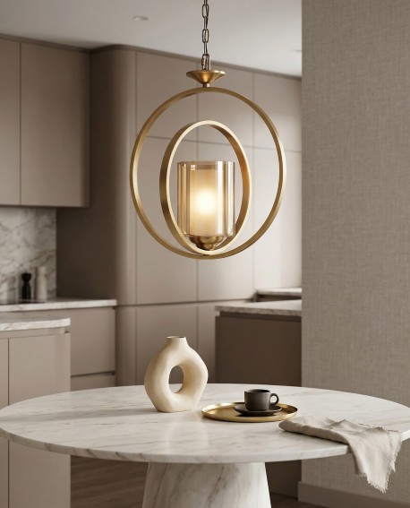 LAMPA WISZĄCA LOFT MOSIĘŻNA BENTON W1