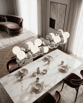 NOWOCZESNA LAMPA WISZĄCA CZARNA SAONA W27