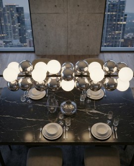 NOWOCZESNA LAMPA WISZĄCA CZARNA SAONA W27