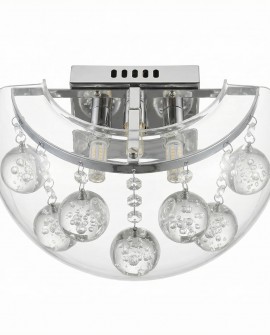 LAMPA ŚCIENNA KINKIET NOWOCZESNY FABINA CLEAR W1