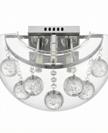 LAMPA ŚCIENNA KINKIET NOWOCZESNY FABINA CLEAR W1