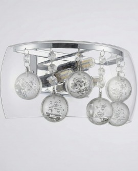 LAMPA ŚCIENNA KINKIET NOWOCZESNY FABINA CLEAR W1