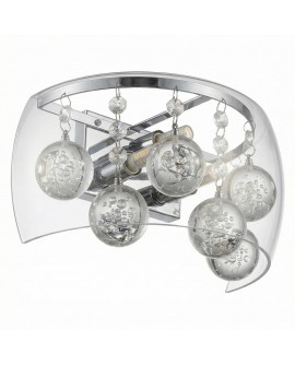 LAMPA ŚCIENNA KINKIET NOWOCZESNY FABINA CLEAR W1