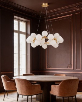 NOWOCZESNA LAMPA WISZĄCA ZŁOTA MARSIADA W25