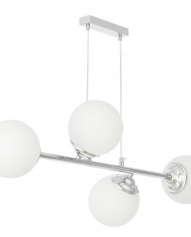 NOWOCZESNA LAMPA WISZĄCA CHROMOWANA FINO W4