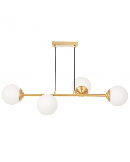 NOWOCZESNA LAMPA WISZĄCA SZCZOTKOWANE ZŁOTO FINO W4