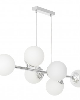 NOWOCZESNA LAMPA WISZĄCA CHROMOWANA FINO W6