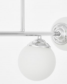 NOWOCZESNA LAMPA SUFITOWA WISZĄCA CHROMOWANA LEDO W3 LONG