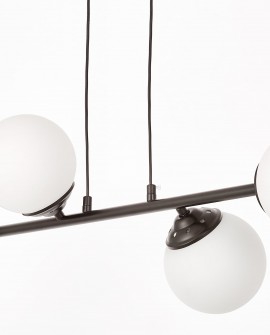 NOWOCZESNA LAMPA WISZĄCA CZARNA FINO W4