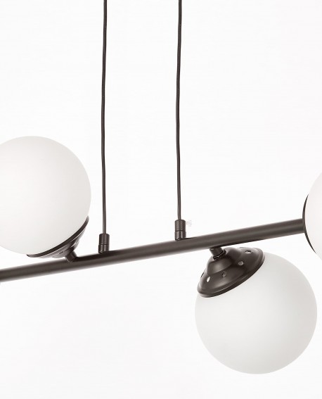 NOWOCZESNA LAMPA WISZĄCA CZARNA FINO W4