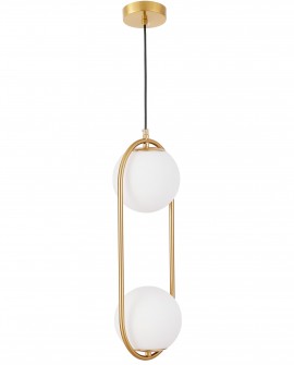 NOWOCZESNA LAMPA WISZĄCA SZCZOTKOWANE ZŁOTO VERO 2B