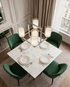 NOWOCZESNA LAMPA WISZĄCA CZARNO-ZŁOTA ARES W4