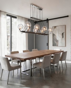 NOWOCZESNA LAMPA WISZĄCA CZARNA MARSEO PRO W8