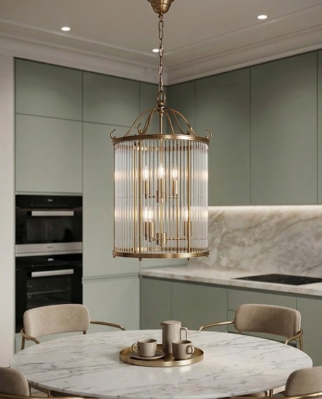 LAMPA WISZĄCA LOFT MOSIĘŻNA BOSTON W6