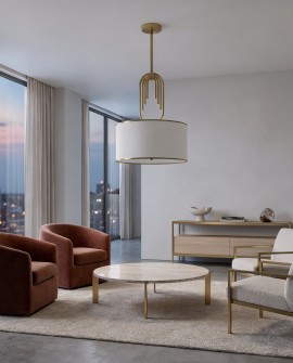 GLAMOUR LAMPA WISZĄCA BIAŁA ZANETTI TRIO