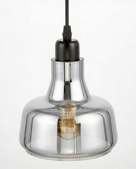 NOWOCZESNA LAMPA WISZĄCA SZKLANA BORMIO